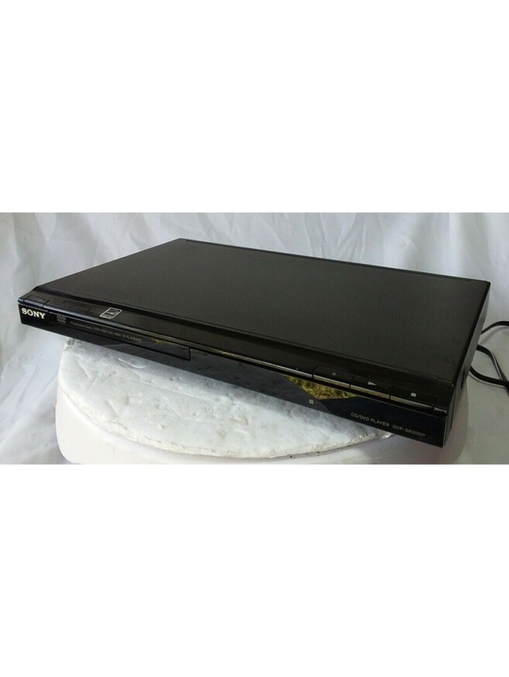 Sony DVP-SR200P Progressive Scan DVD CD Player Multi-Format Compact Black Tested